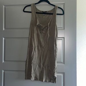 Forever 21 Lace Up Mini Dress